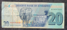 Load image into Gallery viewer, Zimbabwe Twenty Dollars Bond Note
