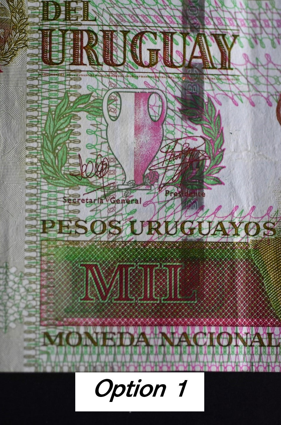 Uruguay 1,000 Pesos Banknote
