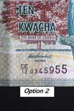 Load image into Gallery viewer, Zambia 10 Kwacha Banknote
