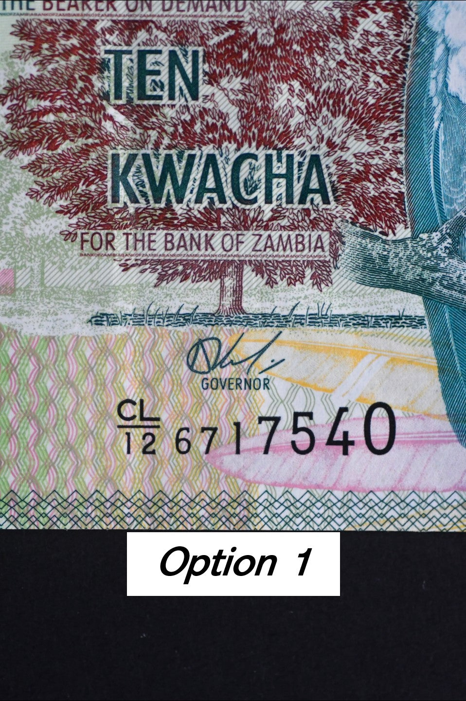 Zambia 10 Kwacha Banknote