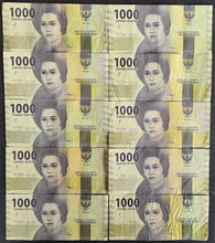 Load image into Gallery viewer, 10 x Indonesia 1000 Rupiah Banknotes
