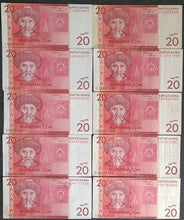 Load image into Gallery viewer, 10 x Kyrgystan 20 Som Banknotes
