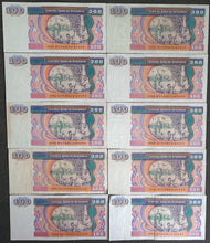 Load image into Gallery viewer, 10 x Myanmar 100 Kyats Banknotes
