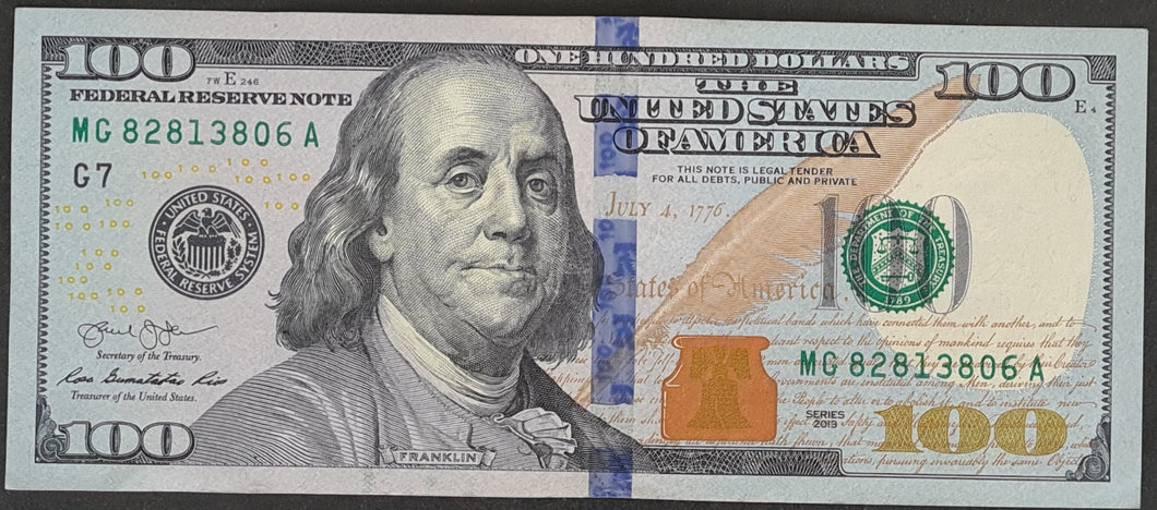 United States 100 Dollar Banknote