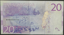 Load image into Gallery viewer, Sweden 20 Kronor Banknote
