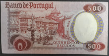 Load image into Gallery viewer, Portugal 500 Escudos Banknote 1979
