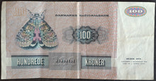 Load image into Gallery viewer, Denmark 100 Kroner Banknote (1972)
