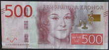 Load image into Gallery viewer, Sweden 500 Kronor Banknote
