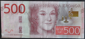 Sweden 500 Kronor Banknote