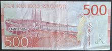 Load image into Gallery viewer, Sweden 500 Kronor Banknote
