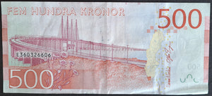 Sweden 500 Kronor Banknote