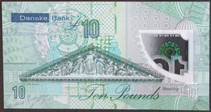 Northern Ireland 10 Pounds Danske Bank Banknote (2017) Prefix AA