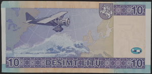 Lithuania 10 Litu Banknote