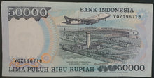 Load image into Gallery viewer, Indonesia 50,000 Rupiah Banknote 1995
