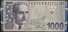 Load image into Gallery viewer, Austria 1000 Schillings Banknote
