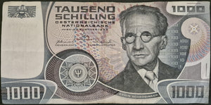 Austria 1000 Schillings Banknote