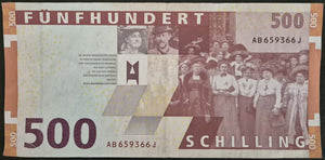 Austria 500 Schillings Banknote