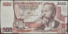 Load image into Gallery viewer, Austria 500 Schillings Banknote
