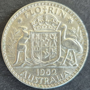 1962 Australian Florin  aUNC