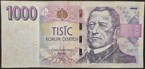 Czech Rep 1,000 Koruna Banknote