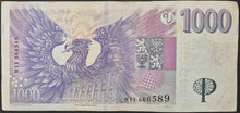 Load image into Gallery viewer, Czech Rep 1,000 Koruna Banknote
