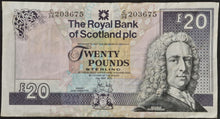 Load image into Gallery viewer, Scotland 20 Pounds Banknote The Royal Bank of Scotland 2012
