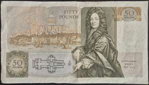 Bank of England 50 Pounds Banknote 1981-1988 (David Somerset)