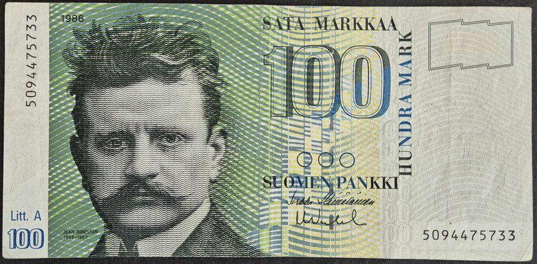 Finland 100 Markkaa Banknote