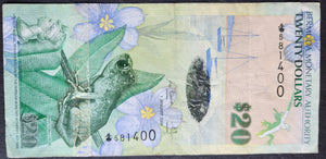 Bermuda 20 Dollars Banknote