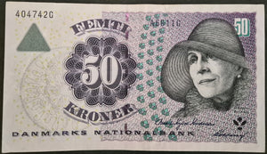 Denmark 50 Kroner Banknote