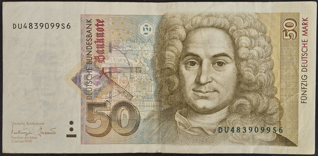 Germany 50 Deutschmark Banknote