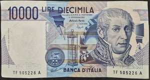 Italy 10 000 Lire Banknote