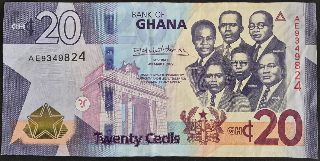 Ghana 20 Cedi Banknote