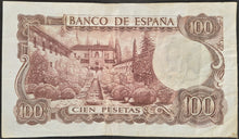 Load image into Gallery viewer, Spain 100 Pesetas Banknote
