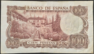 Spain 100 Pesetas Banknote