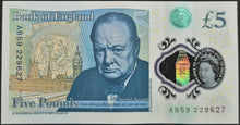 Load image into Gallery viewer, England 5 Pounds Banknote
