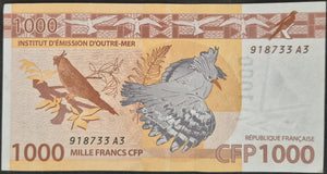 French Polynesia 1,000 Francs Banknote