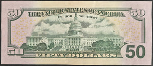 United States 50 Dollar Banknote