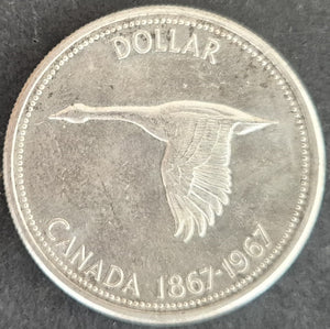 Canada 1967 Silver Dollar