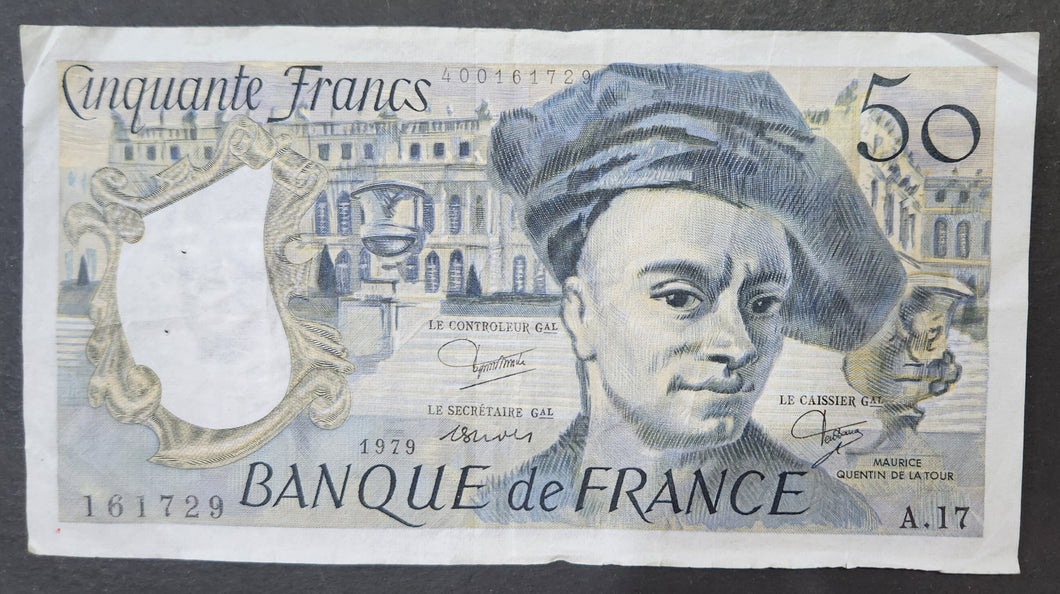 France 50 Francs Banknote 1979