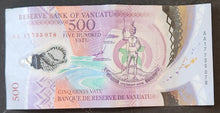 Load image into Gallery viewer, Vanuatu 500 Vatu Banknote
