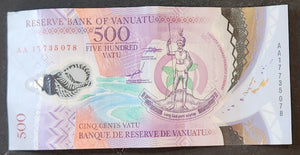 Vanuatu 500 Vatu Banknote