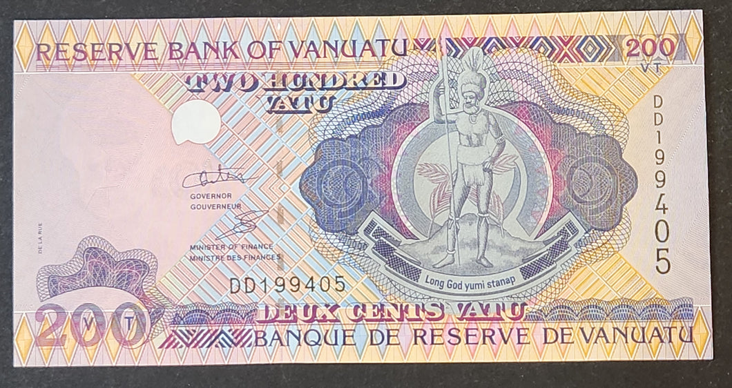 Vanuatu 200 Vatu Banknote