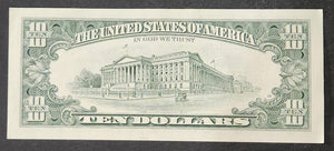 United States 10 Dollar Banknote 1995