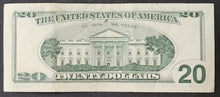 Load image into Gallery viewer, 1999 United States 20 Dollar Banknote
