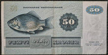Load image into Gallery viewer, Denmark 50 Kroner Banknote (1972)
