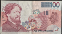 Load image into Gallery viewer, Belgium 100 Francs Banknote
