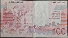 Load image into Gallery viewer, Belgium 100 Francs Banknote
