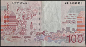Belgium 100 Francs Banknote