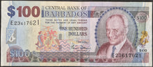 Load image into Gallery viewer, Barbados 100 Dollars Banknote
